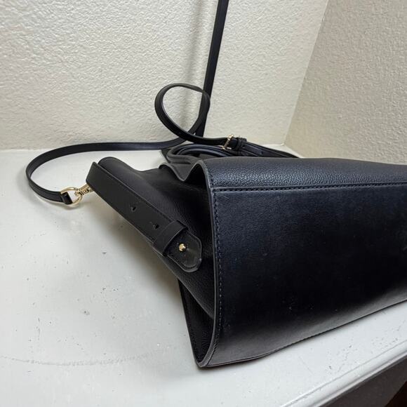 Michael Kors Avril Large Pebbled Leather Top-Zip Satchel in black w/COA - Picture 13 of 14